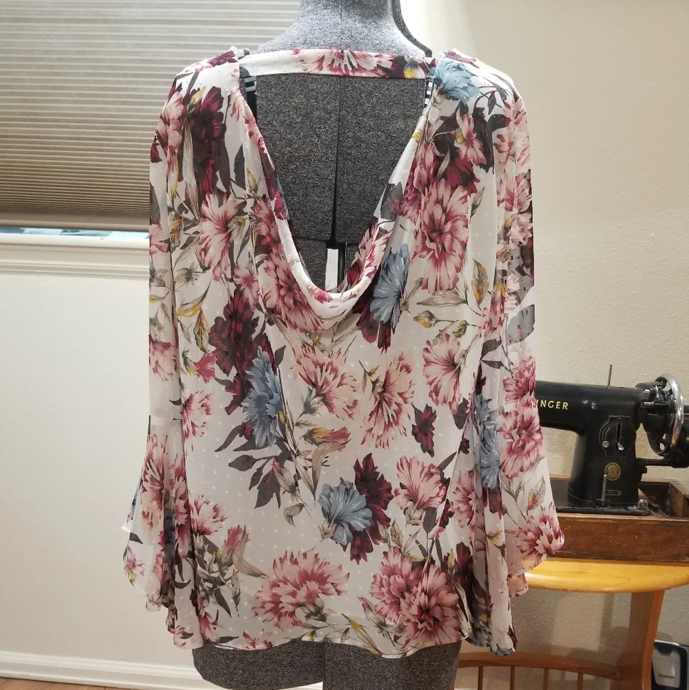 White House Black Market flowy sheer